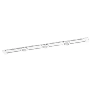   Ledvance Linear LED Magnet 3 Spot Sensor – Lampa plată, montabilă pe șină, pentru sub dulap, cu senzor de mișcare, funcție de reglare a intensității luminoase, 9,5 W, 600 lm, 4000 K, 30 000 ore