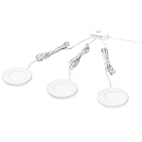   Ledvance Undercabinet Spot Magnet – Spot LED rotund, cu închidere magnetică și design extrem de plat, pentru bucătării și montare sub mobilier, 8,5 W, 390 lm, alb cald 3000 K