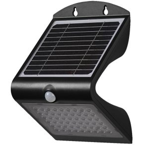   Lampă LED de exterior Osram cu senzor de mișcare, alimentată cu energie solară, 4 W, lumină albă rece