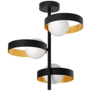   Lampă suspendată Osram cu trei socluri, negru (Decor Memphis)