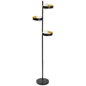 Lampa de podea Osram cu 3 prize, negru (Decor Memphis)