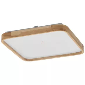   Lampa LED de tavan Osram Orbis Alicia cu ramă pătrată cu efect de lemn