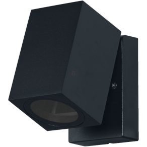   Lampă de perete pentru exterior Osram cu cap înclinabil, negru (Classic Cube)