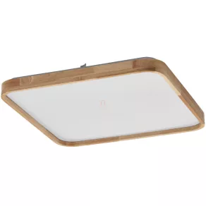   Lampa LED de tavan Osram Orbis Alicia cu ramă pătrată cu efect de lemn, 49,5x49,5 cm