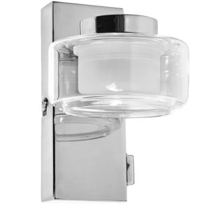   Lampă LED reglabilă pentru baie Osram Orbis Flame, culoare crom