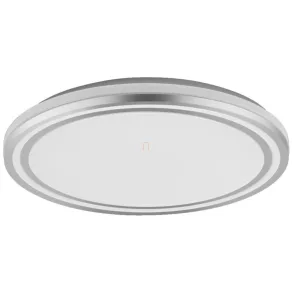   Lampa LED de tavan Osram Orbis Berlin, cadru dublu inel argintiu, 39 cm