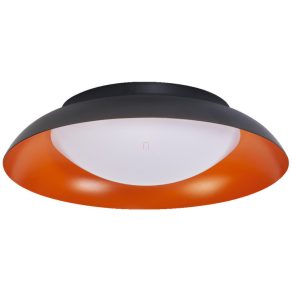   Osram Orbis Plate mennyezeti LED lámpa fekete-narancssárga színben, 31 cm