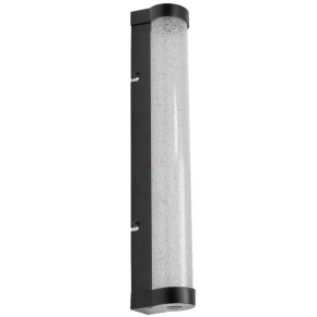   Lampă LED ajustabilă pentru baie Osram Orbis Tube, 40 cm, sticlă cu bule, negru