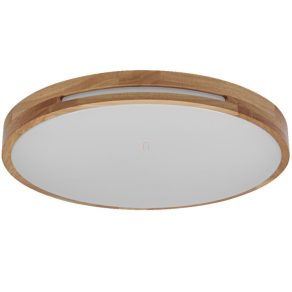   Lampa LED de tavan Osram Orbis Alison cu ramă cu efect de lemn, 39 cm