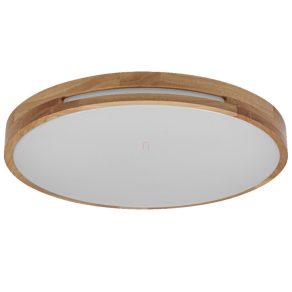  Lampă LED de tavan Osram Orbis Alison cu ramă cu efect de lemn, 50 cm