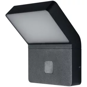   Lampă LED Osram pentru exterior, cu senzor de mișcare, alb cald, 12 W (Endura Style Wall Wide)