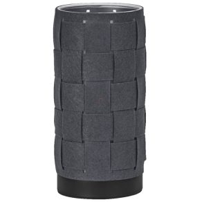   Lampă de masă cu abajur din țesătură, 26 cm - Osram Decor Felt Weaving Tube, cu soclu 1xE14, cablu de 1,5 metri, 220-240 V