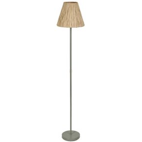   Lampă de podea naturală, 160 cm - Osram Decor Raffia, cu soclu 1xE27, cablu de 1,8 metri, 220-240 V