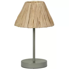   Lampă de masă din rafie, 33 cm - Osram Decor Raffia, cu 1 soclu E27, cablu de 1,5 metri, 220-240 V