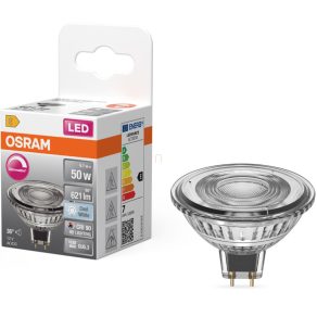   Osram GU5.3 LED 6,1 W, 621 lm, 4000 K, alb rece, cu intensitate reglabilă, sticlă transparentă - înlocuiește becul de 50 W - Star Spot MR16