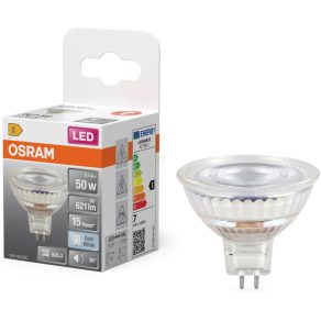   Osram GU5.3 LED 6,1 W, 621 lm, 4000 K, alb rece, sticlă transparentă - înlocuiește becul de 50 W - Star Spot MR16