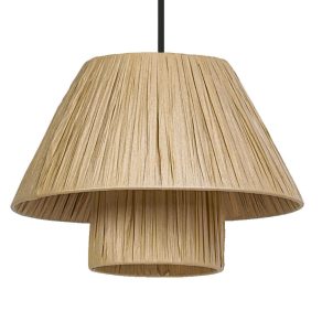   Lampa suspendată Osram Decor Bamboo Paper - abajur dublu, 28 cm