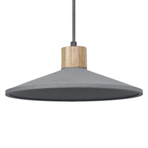   Lampă suspendată din beton, 32 cm - Osram Decor Concrete Wood, cu soclu 1xE27, 220-240 V