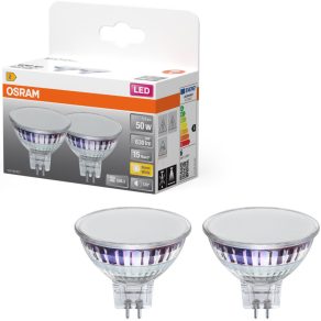   Osram GU5.3 LED 5,3 W, 630 lm, 2700 K, alb cald, sticlă transparentă - înlocuiește becul de 50 W, 2 bucăți, 2 bucăți - Star Spot MR16