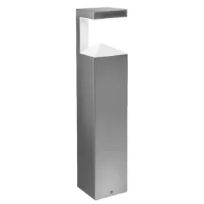   Osram EnduraStyle Pyramid – Lampă de exterior cu picior, carcasă din oțel inoxidabil, 9 W, 600 lm, alb cald 3000 K, unghi de luminare 90°, IP44