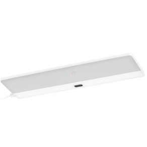   Lumină LED reglabilă pentru tejghea, controlată prin senzor, 30x10 cm, albă - Osram Panou sub dulap fără ramă, 3000/4000/6500 K, 220 lm, temperatură și luminozitate reglabile, 5 W, cu cablu de 1,5 metri, 220-240 V
