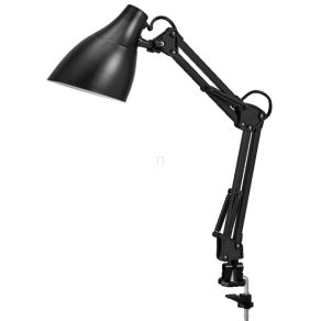   Lampă de birou reglabilă, montabilă pe masă, 40 cm, negru - Osram Office Line Desk Pear Clip, cu soclu 1xE27, cablu de 1,5 metri, 220-240 V