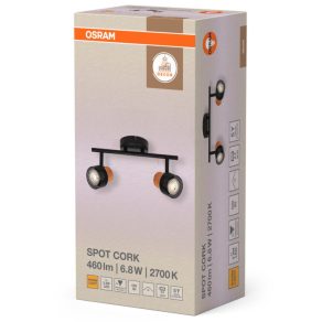 Spot Osram din plută cu 2 socluri (Decor Spot Cork)