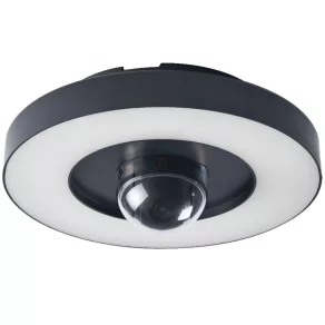   Osram Smart+ WIFI cameră exterioară cu lampă LED rotundă și senzor de mișcare, 22 W