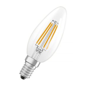 Osram LED Classic B E14, 2,5 W, 470 lm, 2700 K, cristalin
