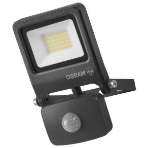   Spot LED Osram cu senzor de mișcare, alb rece, 20 W, gri (Endura Flood)
