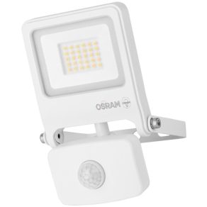   Spot LED Osram Endura Flood cu senzor de mișcare 20 W, 3000 K, 1700 lm, IP44, alb