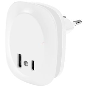   Indicator luminos LED Osram pentru noapte, cu 2 porturi USB, negru (Lunetta Edge)