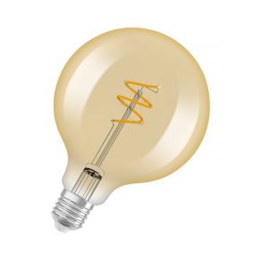   Osram Vintage 1906 Classic Slim filament E27 LED, 4,9 W, 470 lm, 2200 K, cu intensitate reglabilă