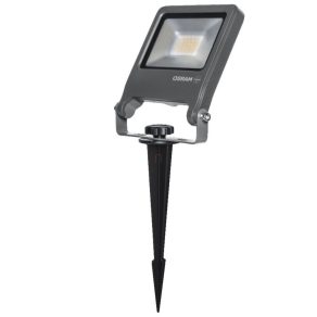   Spot LED Osram pentru exterior, cu țăruș, alb cald, 20 W (Endura Garden Spike)