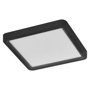   Lampă LED reglabilă pentru tavan Osram Orbis Quickfix, pătrată, 20 W, 2100 lm, 3000 K, luminozitate reglabilă în 3 trepte, negru