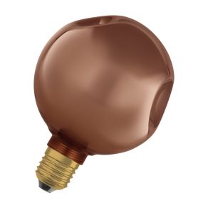   Osram Decor E27 LED sursă de lumină de design, lumină albă caldă, 300 lm, 3,5 W, sticlă concavă colorată, roz