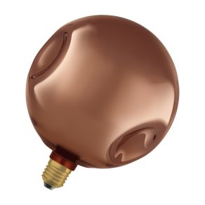   Osram Decor E27 LED sursă de lumină de design, lumină albă caldă, 300 lm, 3,5 W, sticlă concavă colorată, roz