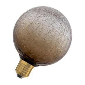   Osram Decor E27 LED sursă de lumină de design, lumină albă caldă, 300 lm, 3,5 W, sticlă colorată mată, maro