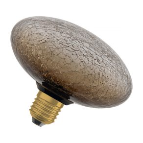   Osram Decor E27 LED sursă de lumină de design, lumină albă caldă, 300 lm, 3,5 W, sticlă colorată mată, maro