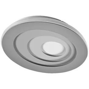   Osram Orbis Spiral – Lampa modernă de tavan cu LED, formă ovală, 25 W, alb cald 3000 K, cu funcție Click DIM, 1000 lm, metal gri, IP20