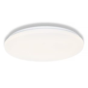   Lampă LED Osram Ceiling Round Sensor pentru baie, cu senzor de sunet și lumină, 48 cm, 36 W, 4000 K, 2880 lm, alb mat