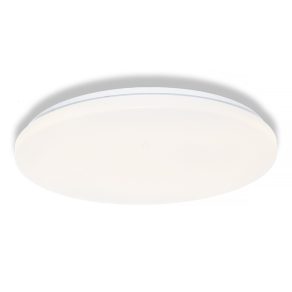   Lampa LED Osram Ceiling Round Sensor pentru baie, cu senzor de sunet și lumină, 48 cm, 36 W, 6500 K, 2880 lm, alb mat