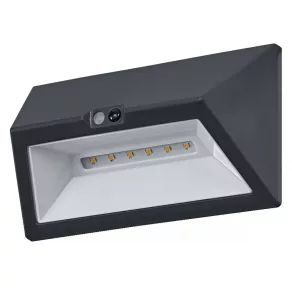   Lampă LED de exterior Osram Endura Style USB pentru montare pe perete, cu senzor de mișcare, comutator crepuscular, 1,5 W, 110 lm, 3000 K
