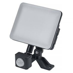   Spot LED reglabil pentru exterior Osram Endura Flood, cu senzor de mișcare, comutator crepuscular, 10 W, 850 lm, 4000 K