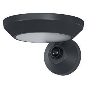   Lampa LED Osram Endura Style Adjustable Spot pentru exterior, montată pe perete, cu senzor de mișcare, comutator crepuscular, 12,5 W, 930 lm, 3000 K