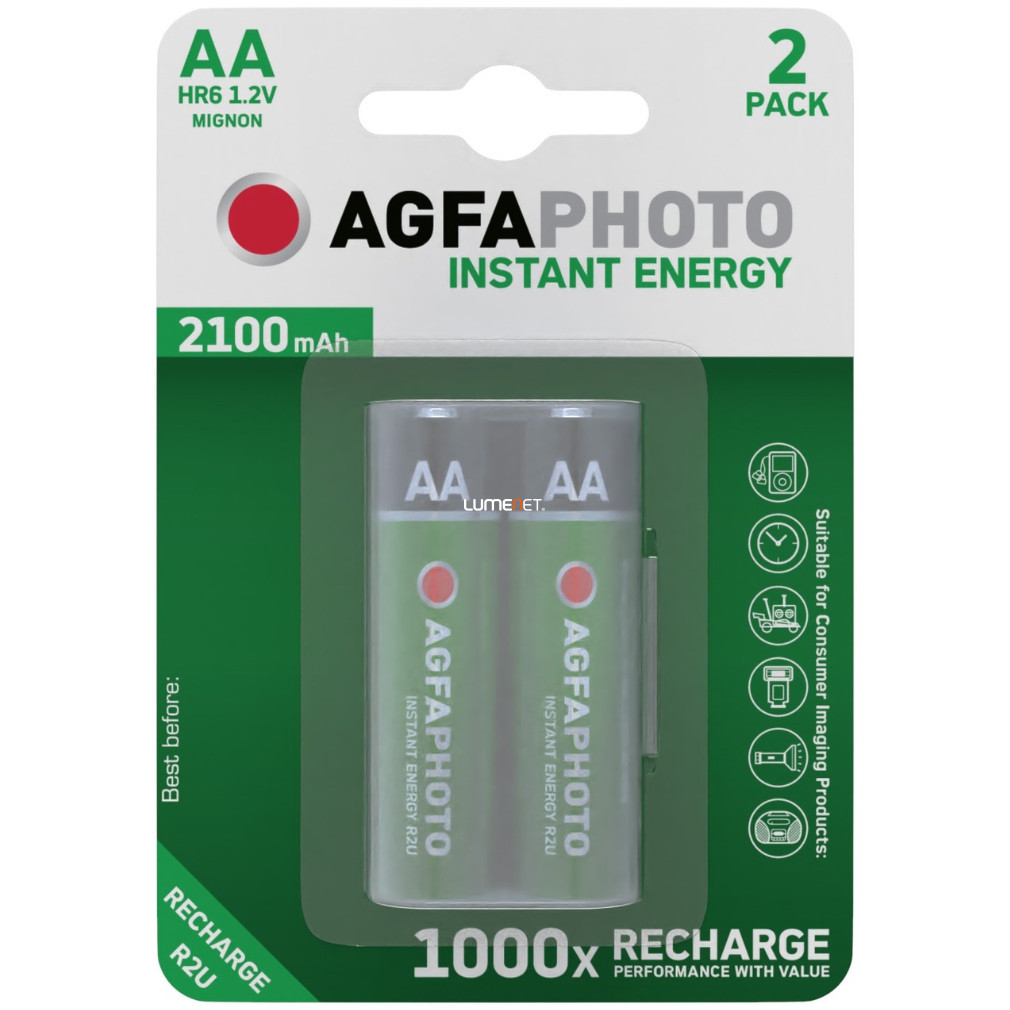 Baterie AA 2100mAh 2 buc./blister (AgfaPhoto)