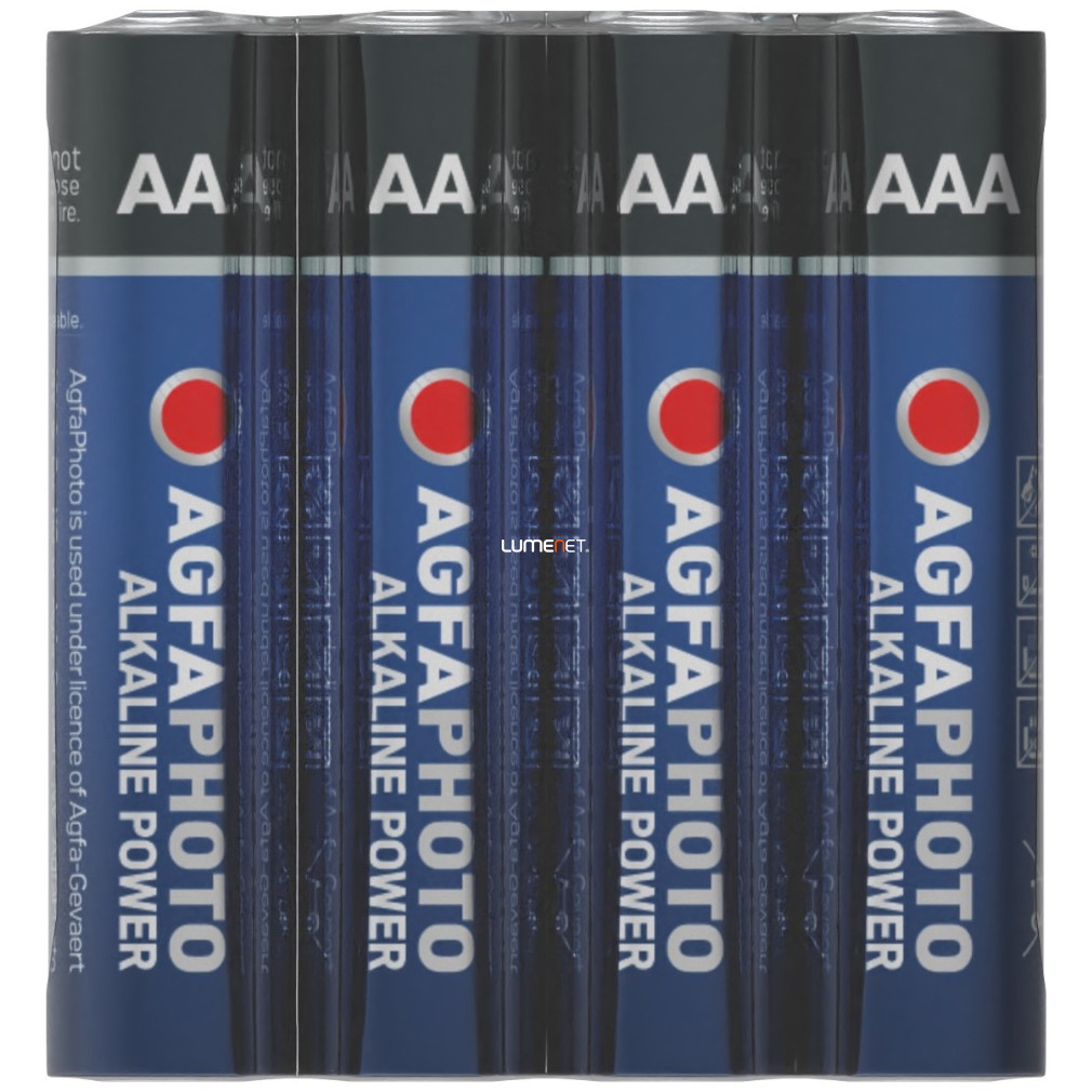 Baterii AAA alcaline 4 buc./pachet (AgfaPhoto)