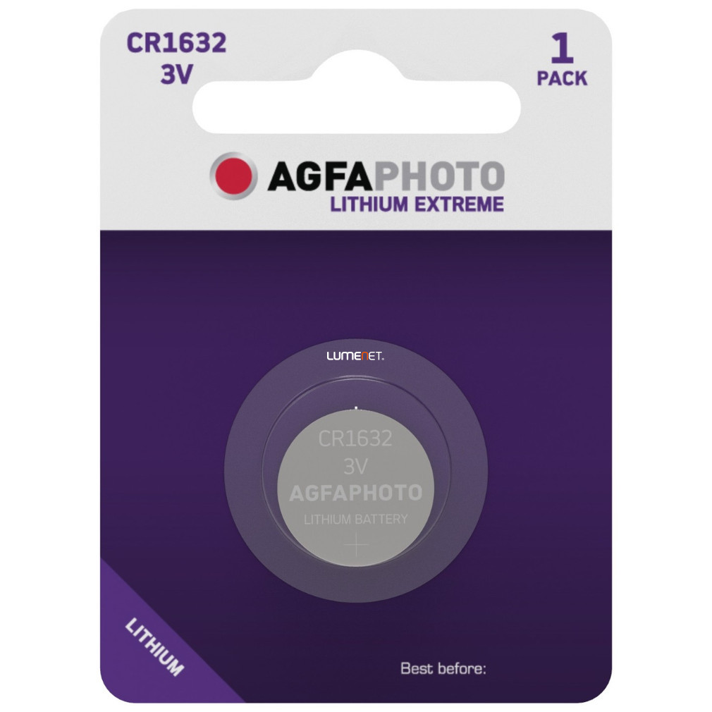 Baterie CR1632 litiu 1 buc./blister (AgfaPhoto)