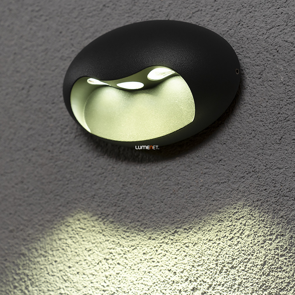 Lampa LED de exterior pentru perete 9 W, alb rece, gri - Eyes Lutec 5186004118