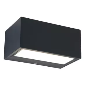  Lampă LED de exterior pentru iluminare ascendentă/descendentă, culoare alb rece, gri - Gemini Lutec 5189102118